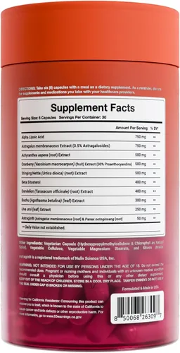 Miniatura 2 de Zenos Health UriZen Suplemento de apoyo renal, salud del tracto urinario para mujeres, disolvente de cálculos renales y rompepiedras, suplementos
