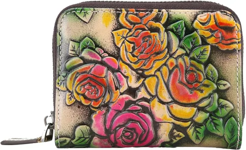 Miniatura 8 de LETEULO Cartera de cuero con cremallera para mujer, organizador de tarjetas, bolso pequeño con 12 ranuras para tarjetas