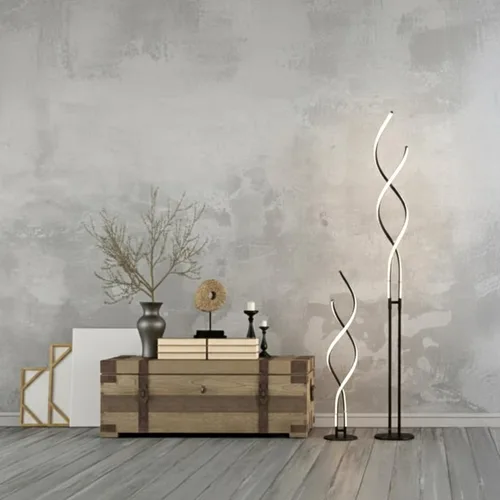 Miniatura 5 de Brightech Embrace - Lámpara de pie LED regulable - Moderna lámpara de pie ajustable en espiral para salas de estar y oficinas - Lámpara de mesa