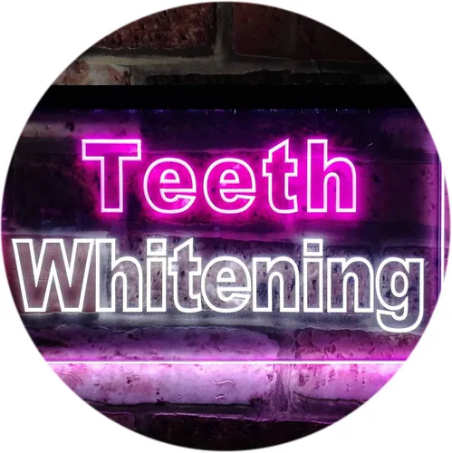 Miniatura 10 de ADVPRO Teeth Whitening Dentist Display Dual Color LED Neon Sign Blue & Red 24" x 16" st6s64-j0996-br