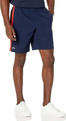 Lacoste Pantalones cortos de torneo de ajuste regular para hombre