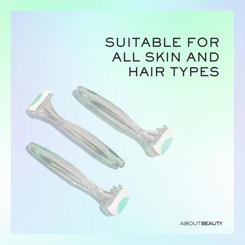 Miniatura 6 de Acerca de las afeitadoras de bikini corporal: 3 afeitadoras de belleza suaves, maquinilla de afeitar de acero japonesa ideal para afeitar, exfoliar