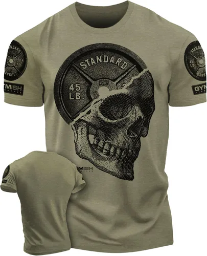 Gymish Lifestyle Camiseta divertida de entrenamiento para hombre, gimnasio de peso muerto, camiseta motivacional para levantamiento de pesas