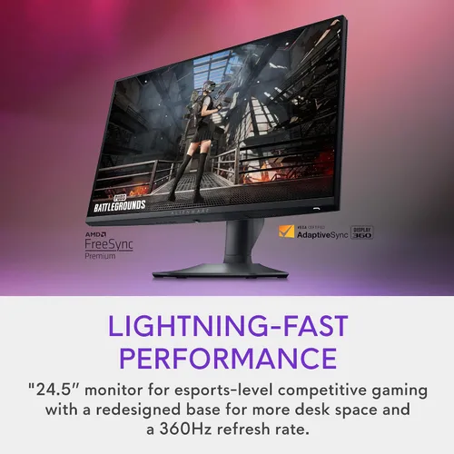 Miniatura 5 de Alienware 25 monitores para juegos AW2523HF de 24.5 pulgadas IPS LED Full HD (1920 × 1080) Pantalla de 360Hz - AMD FreeSync - VESA - Monitor