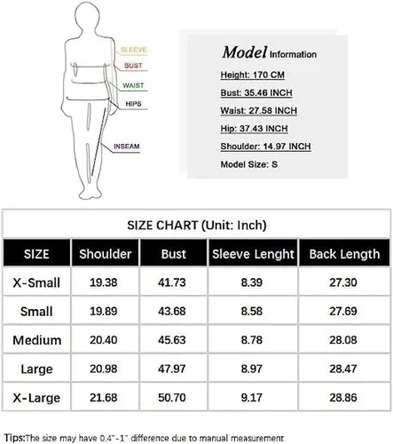 Miniatura 6 de Remidoo - Camiseta informal de manga corta para mujer, cuello redondo, corte amplio, con estampado de arcoíris