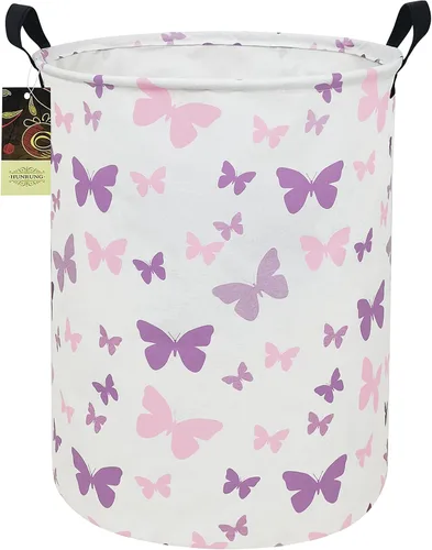 Miniatura 22 de Cesta de Ropa Sucia, Cesta de Almacenamiento de Tela de Lona Grande y Ligera, Organizador de Juguetes, Plegable, Impermeable para Dormitorios