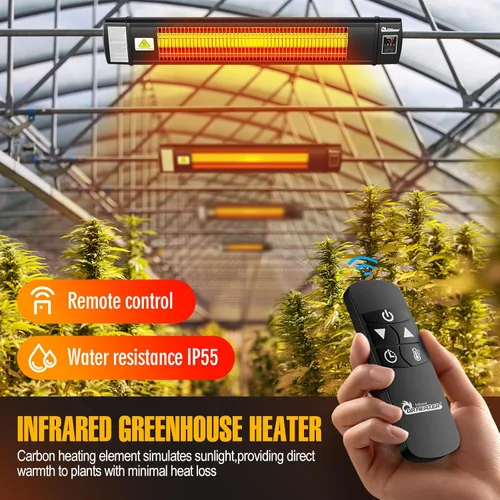 Miniatura 2 de DR. INFRARED HEATER Calentador infrarrojo portátil para interiores y exteriores para patio, garaje, comercial y residencial con control remoto