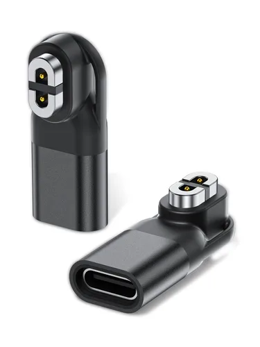 seynli [Paquete doble] Adaptador USB C Convertidor de cargador para auriculares Aftershokz, compatible con Shokz Aeropex, OpenRun, OpenRun Pro,