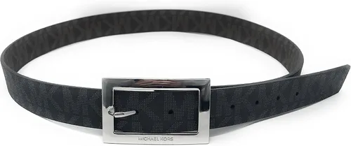 Miniatura 2 de Michael Kors Womens Rectangle Buckle Reversible Mk Logo Belt