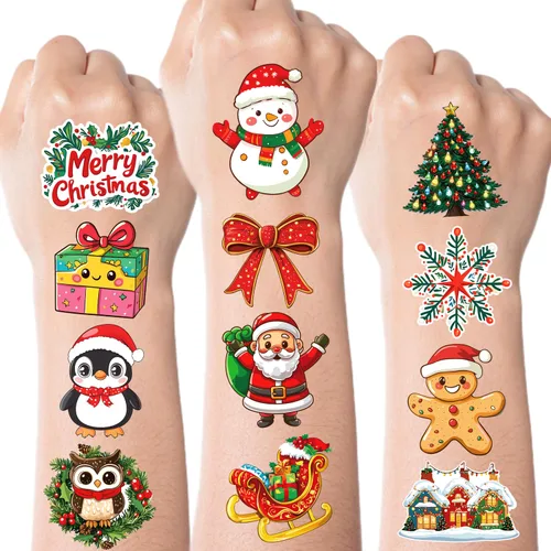 Miniatura 16 de JCFIRE Decoraciones del 4 de julio, 100 piezas de tatuajes temporales para niños y adultos, decoraciones patrióticas, accesorios del 4 de julio