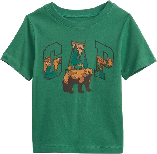 Gap Camiseta de manga corta con logotipo para bebé niño