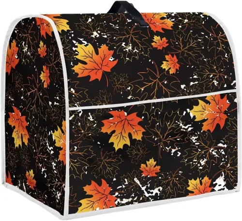 Miniatura 29 de Dreaweet Fall Pumpkin Print Kitchen Mixer Covers for Stand Mixer 4.5-5 qt, Kitchen Aid Accessories and Attachments, Washable
