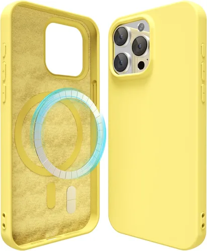 Miniatura 191 de oakxco Funda de silicona para iPhone 12 Pro Max, magnética, compatible con carga inalámbrica Magsafe, cubierta protectora de goma suave y delgada