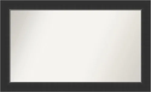 Miniatura 196 de Amanti Art Espejo personalizado, espejo de baño negro Astor, espejo de pared o espejo de tocador de baño sobre el fregadero (25 x 25 pulgadas)