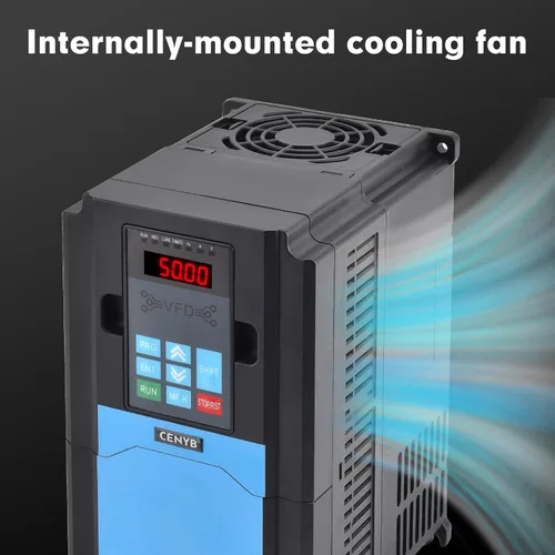 Miniatura 7 de Unidad de frecuencia variable de 2.2KW 3HP 11A vfd 220v Entrada 220v Salida trifásica, 0-3000Hz, modo de sintonización de botón de arriba/abajo