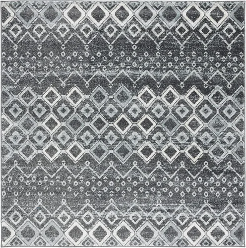 Miniatura 27 de SAFAVIEH Amsterdam Collection Alfombra Decorativa - 2.3 pies x 4 pies, Negro & Multi, Diseño Marroquí Bohemio, Sin Desprendimiento y Fácil Cuidado