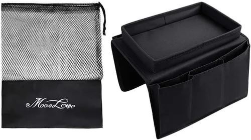 Miniatura 4 de Organizador para sofá, reposabrazos, sillón, sillón, bolsillo de almacenamiento con 8 bolsillos, soporte para control remoto de TV, bolsa de #C