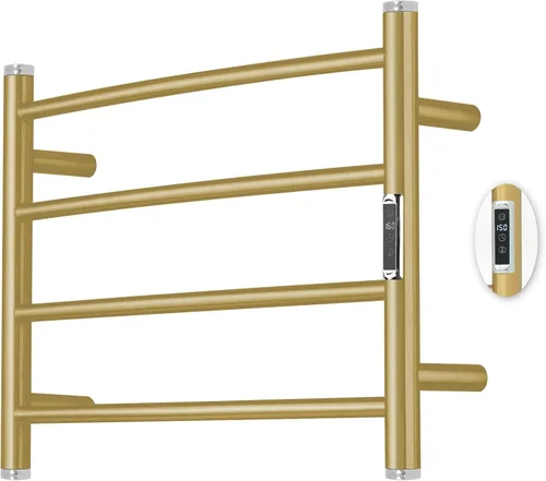 Miniatura 30 de Toalleros térmicos para baño, calentadores eléctricos de toallas para montar en la pared con temporizador y control de temperatura, calentador