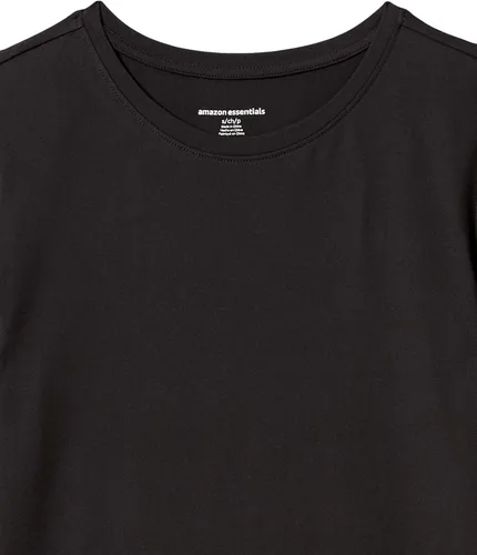 Miniatura 94 de Amazon Essentials Camiseta de manga corta con cuello redondo para mujer, de secado rápido, para entrenamiento, gimnasio, paquete múltiple