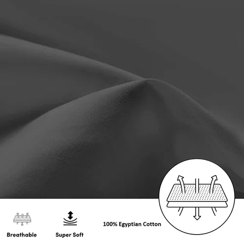 Miniatura 3 de Funda de Almohada de Viaje 12x18 Paquete de 2 Piezas 100% Algodón Egipcio Cierre de Sobre 500 Número de Hilos Funda de Almohada para Niños Pequeños