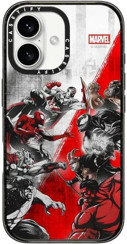 Miniatura 202 de CASETiFY Funda Impact para iPhone 17 Pro Max [Colaboración Marvel/Delgada/Magsafe / Protección contra caídas de grado militar 4X de 8.2 pies]