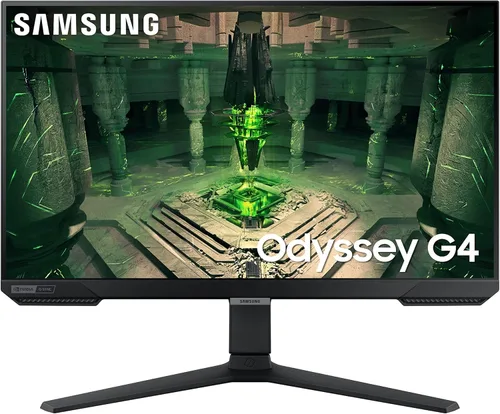 SAMSUNG Odyssey G4 Series Monitor de videojuegos FHD de 25", IPS, 240Hz, 1ms, compatible con G-Sync, AMD FreeSync Premium, HDR10, vista ultraancha,