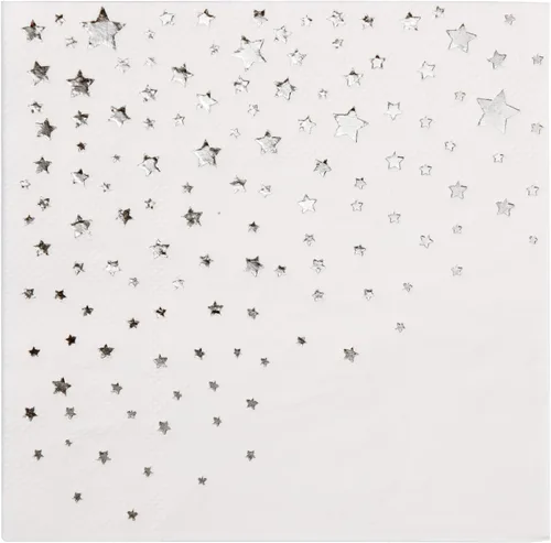 Miniatura 10 de Elegantes servilletas negras y doradas, 100 servilletas de estrella negra, servilletas de cóctel negras y doradas de 5 x 5 pulgadas, servilletas