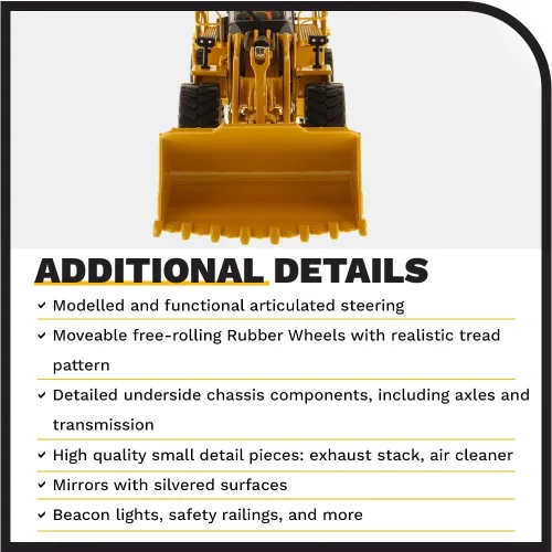 Miniatura 5 de Diecast Masters Cargador de ruedas Caterpillar 988K 1:50 – High Line Series 85901