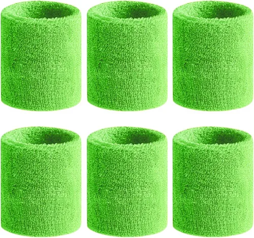 Miniatura 19 de BEACE Bandas para el sudor - Muñequeras deportivas para hombres y mujeres - Absorción de humedad, tela de rizo de algodón atlética para tenis
