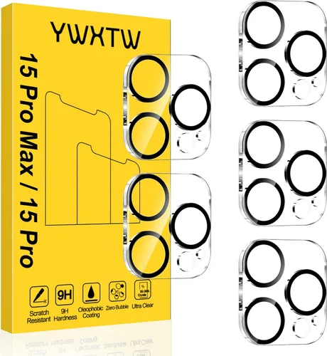 Miniatura 20 de YWXTW Protector de lente de cámara para iPhone 17 Pro, cobertura completa, protector de pantalla de lente de vidrio templado para iPhone 17 Pro