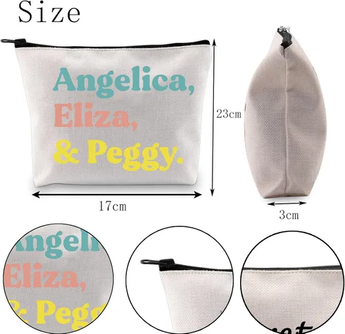 Miniatura 2 de POFULL Regalo para amantes del teatro musical, regalo para hermanas musicales, mercancía para fanáticos del teatro, bolsa de cosméticos de trabajo