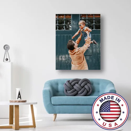 Miniatura 2 de wall26 Arte de pared personalizado de foto a lienzo, personaliza tu foto en lienzo, impreso digitalmente (8 x 10 pulgadas)
