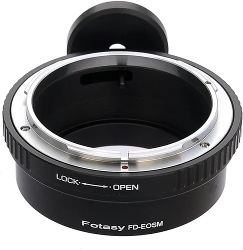 Miniatura 5 de Fotasy Adaptador de montura C de 0.630 in a Canon EF-M de montura C, montaje en C EFM, adaptador EOS M de montaje C, compatible con lente de montaje