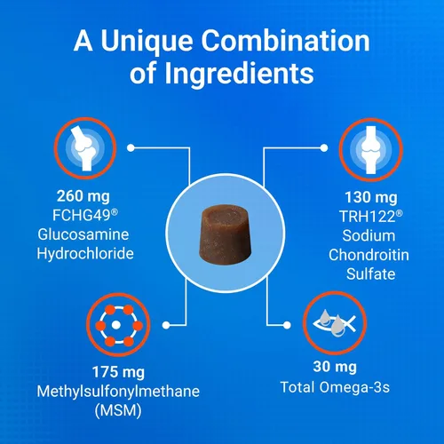 Miniatura 5 de Cosequin Minis - Masticables blandos de máxima fuerza con MSM Plus Omega3, 45