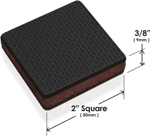 Miniatura 6 de Slipstick GorillaPads CB142 almohadillas antideslizantes para muebles/agarradores (set de 8) protectores de piso para patas de muebles, 2 pulgadas