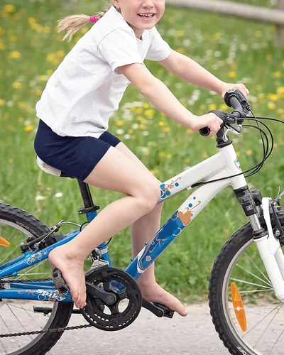 Miniatura 5 de Auranso Pantalones cortos de ciclismo para niñas, con volante de cartwheel, transpirables y de seguridad para debajo del vestido, pantalones cortos