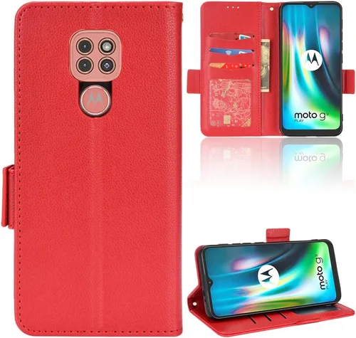 Miniatura 284 de Funda de piel sintética compatible con Motorola Moto E22 4G, funda de piel sintética compatible con Motorola Moto E22i 4G, color negro