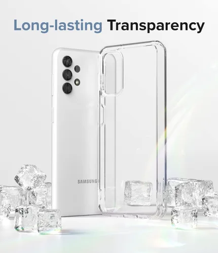 Miniatura 3 de Ringke Fusion - Funda compatible con Samsung Galaxy A13 (4G LTE), transparente, delgada, parte trasera dura, a prueba de golpes, de poliuretano