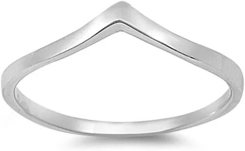 Elija su color, anillo para pulgar de plata esterlina con espiga