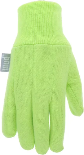 Miniatura 2 de Guantes básicos de punto de jersey de algodón para niños, protección contra el lodo, comodidad extrema, puño elástico de punto, protección
