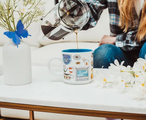 Miniatura 5 de Taza de cerámica con iconos de Gilmore Girls de Stars Hollow Taza grande de café para espresso, cafeína, bebidas, artículos esenciales