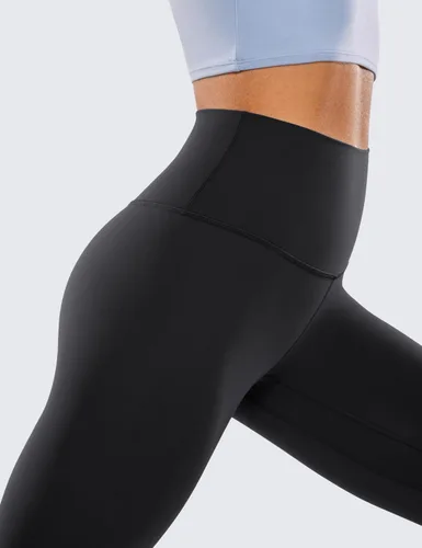 Miniatura 64 de CRZ YOGA Leggings de entrenamiento para mujer con sensación de desnudez cepillada de 25 pulgadas, pantalones de yoga de compresión de cintura alta