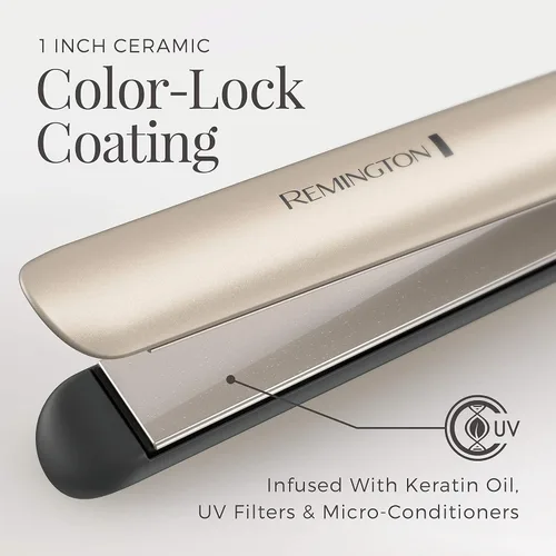 Miniatura 3 de Remington Plancha Alisadora S8A900 Pro de 1 pulgada con Tecnología de Detección de Control de Calor Color Care y Placas Recubiertas de Cerámica