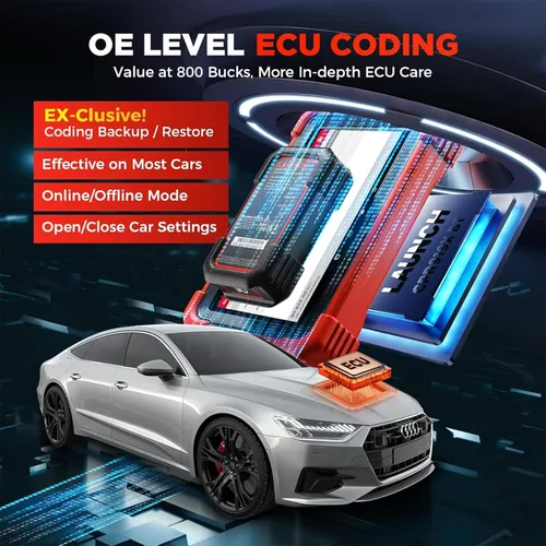 Miniatura 3 de Launch Herramienta de escaneo bidireccional inalámbrico X431 CRP919XBT con código ECU, CANFD y DoIP, escáner OBD2 de diagnóstico de todo el sistema