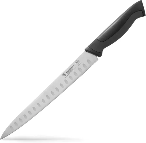 Miniatura 17 de Cuchillo rebanador de 8 pulgadas con borde Granton, negro, serie DT-40 negro / negro