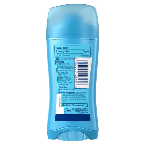 Miniatura 11 de Secret - Desodorante antitranspirante invisible sólido Shower Fresh, 2.60 onzas