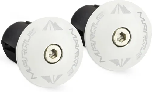 Miniatura 9 de MARQUE Alloy ENZ - Tapones para manillar de bicicleta de carretera, extremos de barra de mango de aluminio, tapones para barras de caída, tapas
