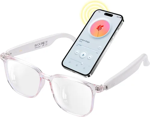 Miniatura 13 de GenXenon - Lentes inteligentes Bluetooth, gafas de audio Bluetooth para mujeres y hombres, sonido de oído abierto con micrófono y altavoces, manos