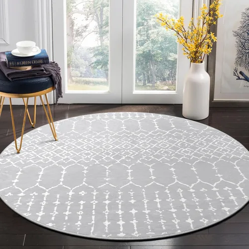 Miniatura 13 de Lahome Alfombras marroquíes para pasillos 2x8 Beige Alfombra de pasillo lavable antideslizante resistente a las manchas Alfombra de cocina
