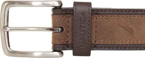 Miniatura 3 de Nautica Cinturón de cuero para hombre con hebilla de metal